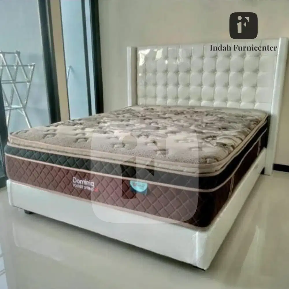 Kasur spring bed central dominiq 180 pillow plus top pocket matras