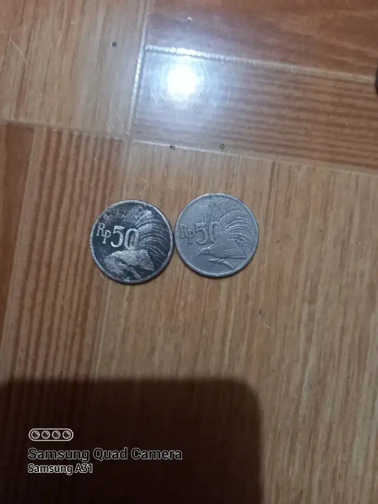 Uang koin Rp.50 periode cetak 1971