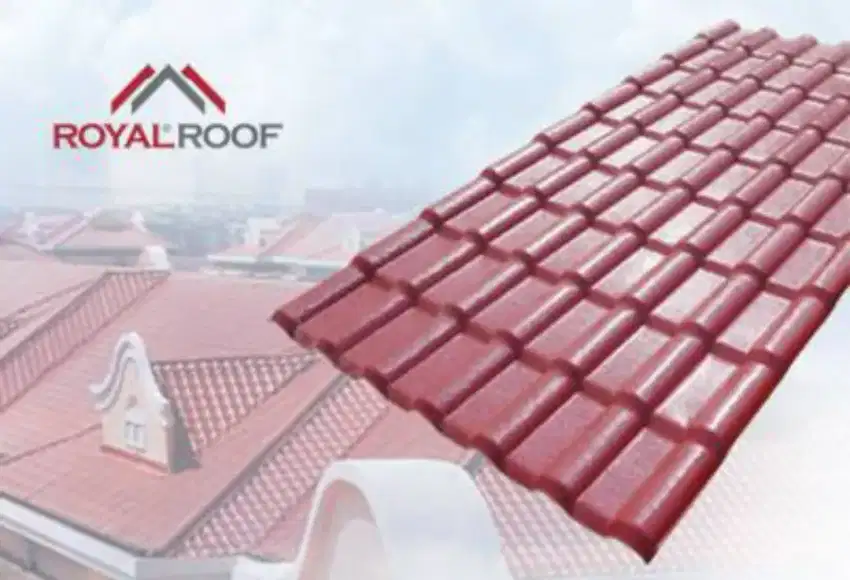 Atap genteng upvc royal roof