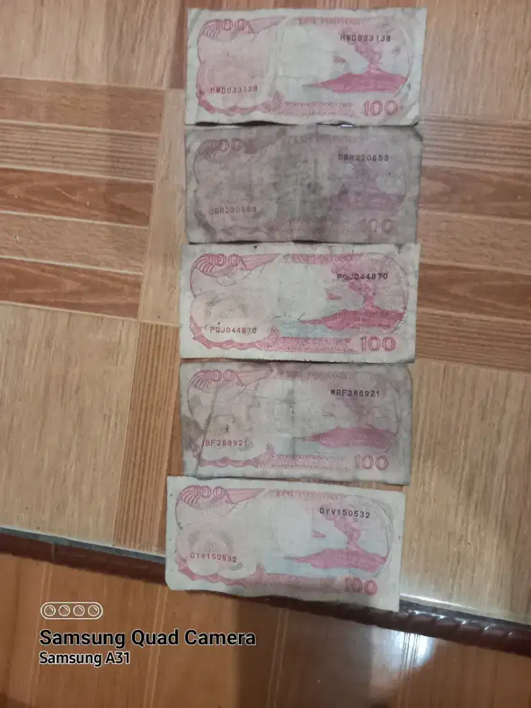 Uang kertas Rp.100 periode cetak 1992