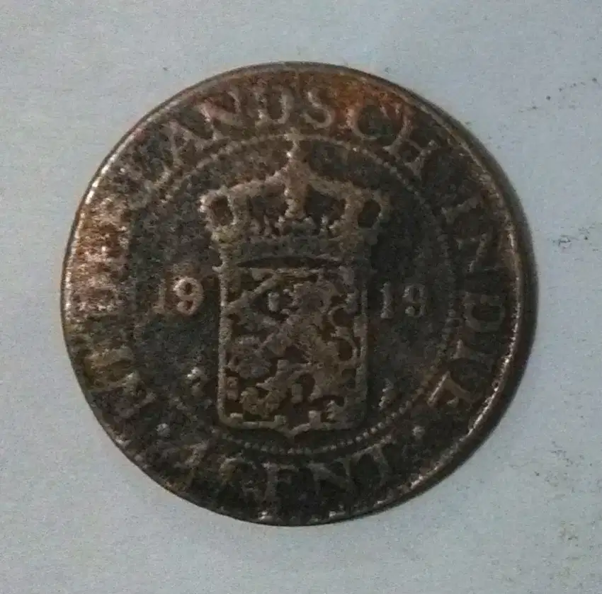 Uang Koin 1 Cent, 1919