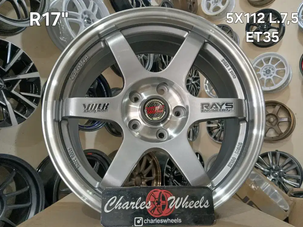 velg baru te37 gray polis ring17