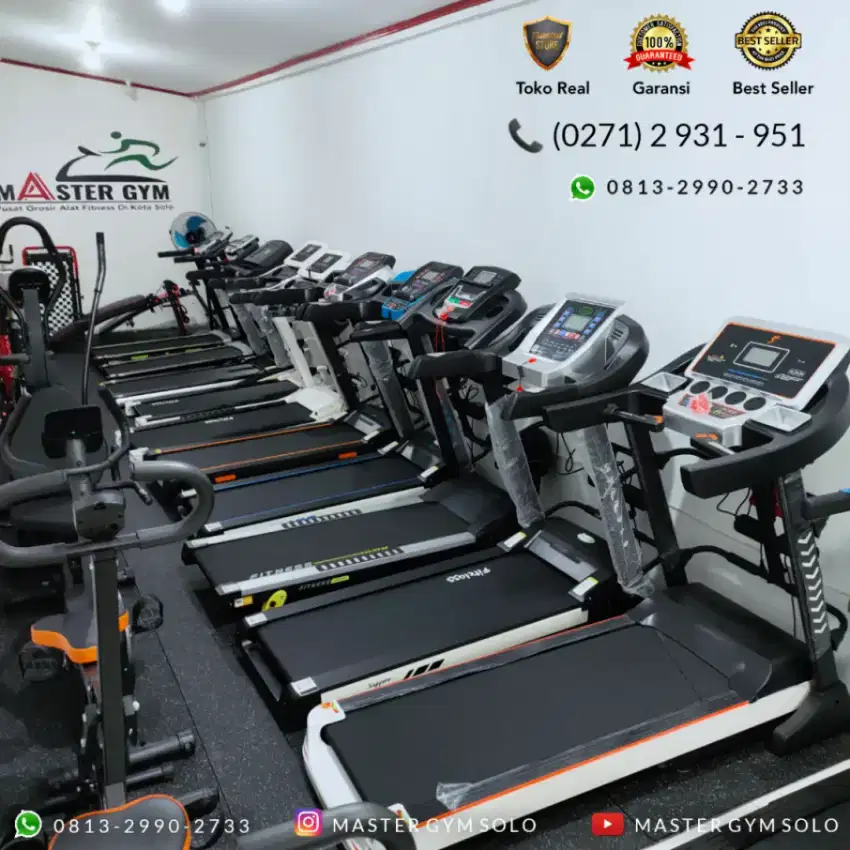 BEST OFFER  !!
Alat Fitness Treadmill Electrik Fitclaas - Distributor