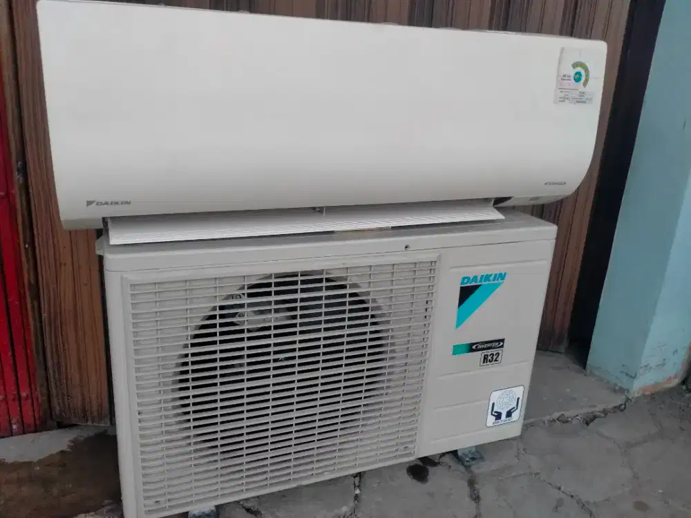 AC setengah PK Daikin Thailand inverter R32 ORIGINAL