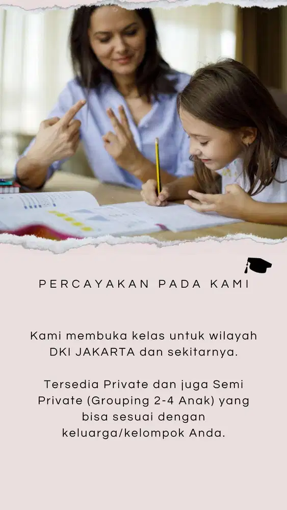 GURU LES PRIVATE KURSUS PRIVAT RUMAH PELAJARAN TK SD MAT INGGRIS INDO