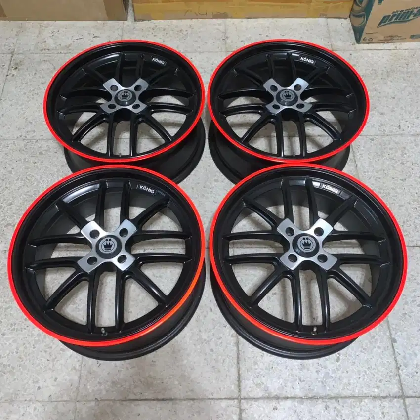 Konig Again4 Ring 17 4x100 Velg Ori Original USA America R17