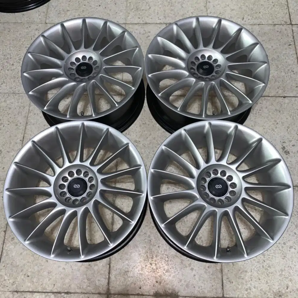 Japan Enkei Zenkei Ring 17 4x100 Velg Ori Original Jepang Racing R17