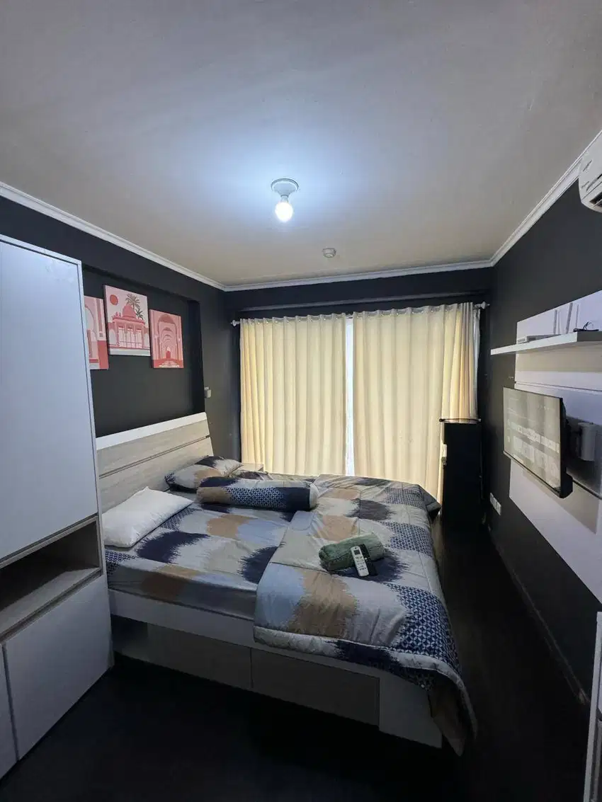 Sewa murah full furnished type studio harian apartemen gateway pasteur