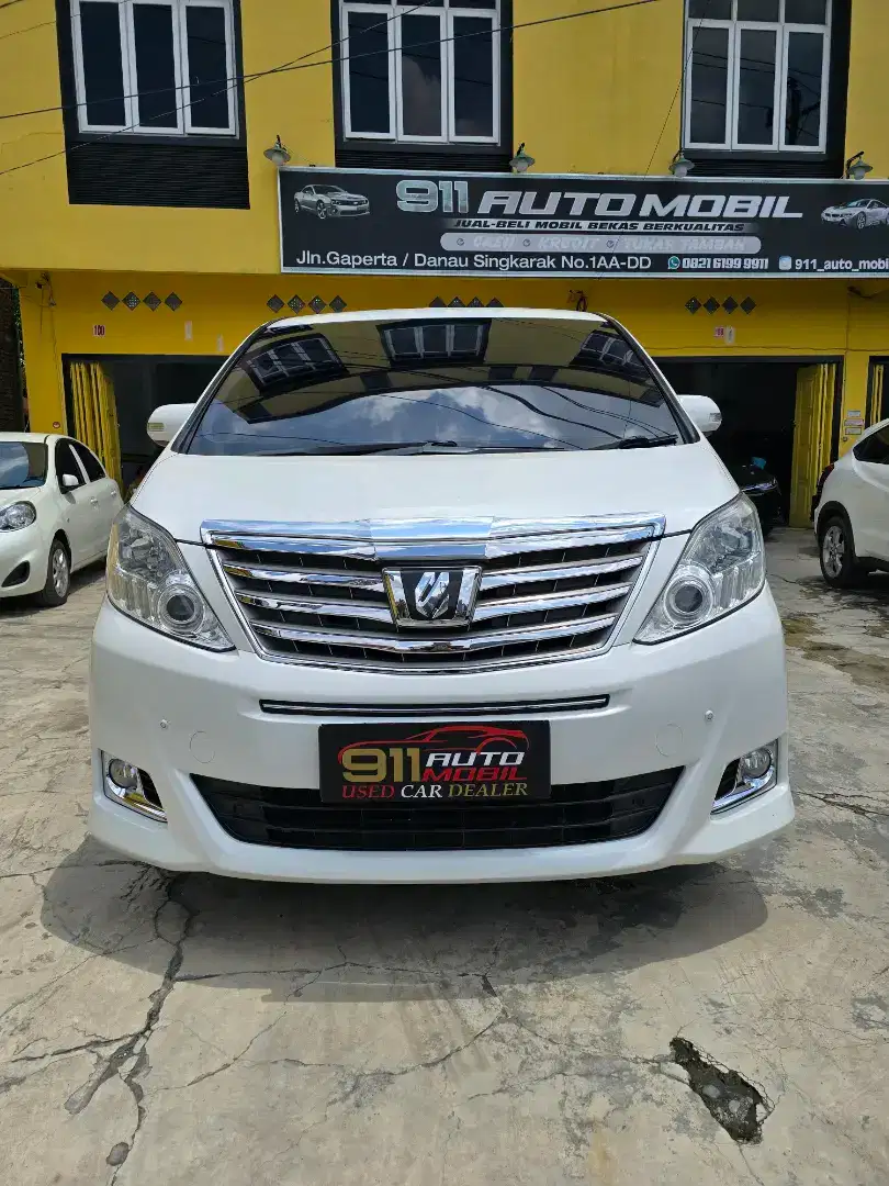 Toyota Alphard 2.4 G ATPM Matic Tahun 2012