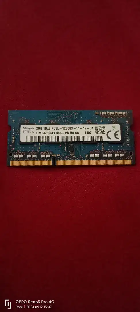 memori laptop 2giga ddr3 sipp