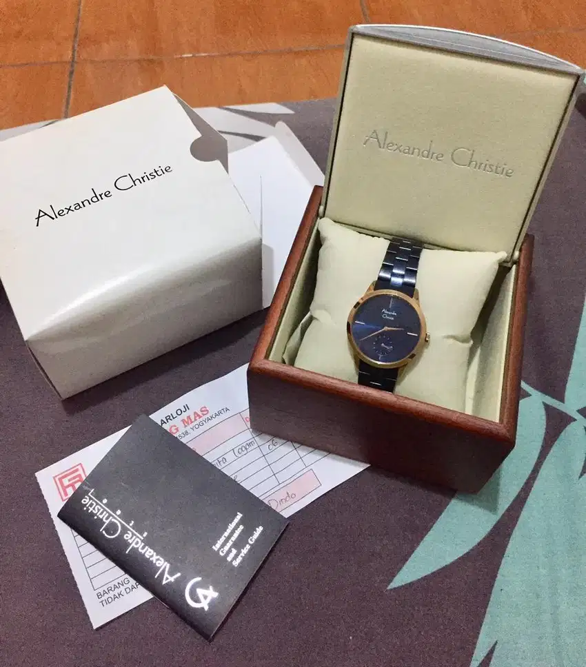 JAM TANGAN ALEXANDRE CHRISTIE ASLI