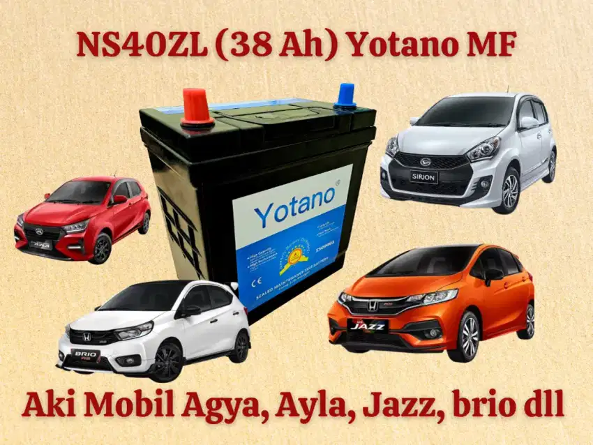 Aki Mobil NS40Z/ZL Yotano MF/kering