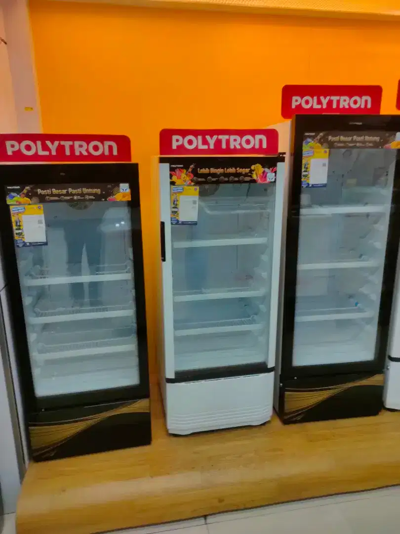 Promo Showcase Untuk usaha Ready Merek Polytron Bisa Cicilan