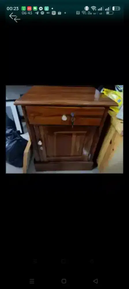 Dijual nakas kayu jati tua