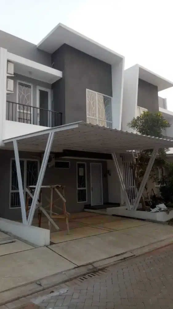 Kanopi minimalis tiang gawng