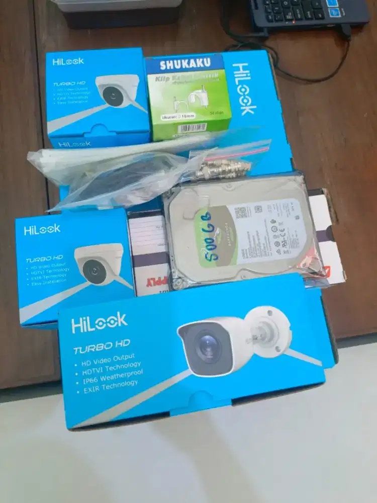 Paket 4 Camera CCTV Hilook 2 MP IR