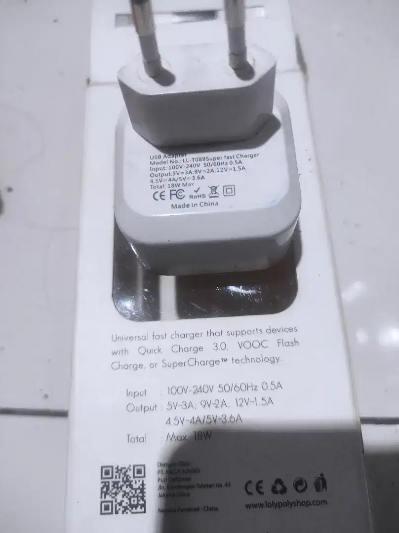 Charger miniso ii t089