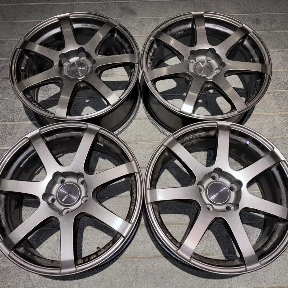 Japan Enkei PF07 Ring 17 5x114 5x112 Velg Ori Original Jepang JDM R17