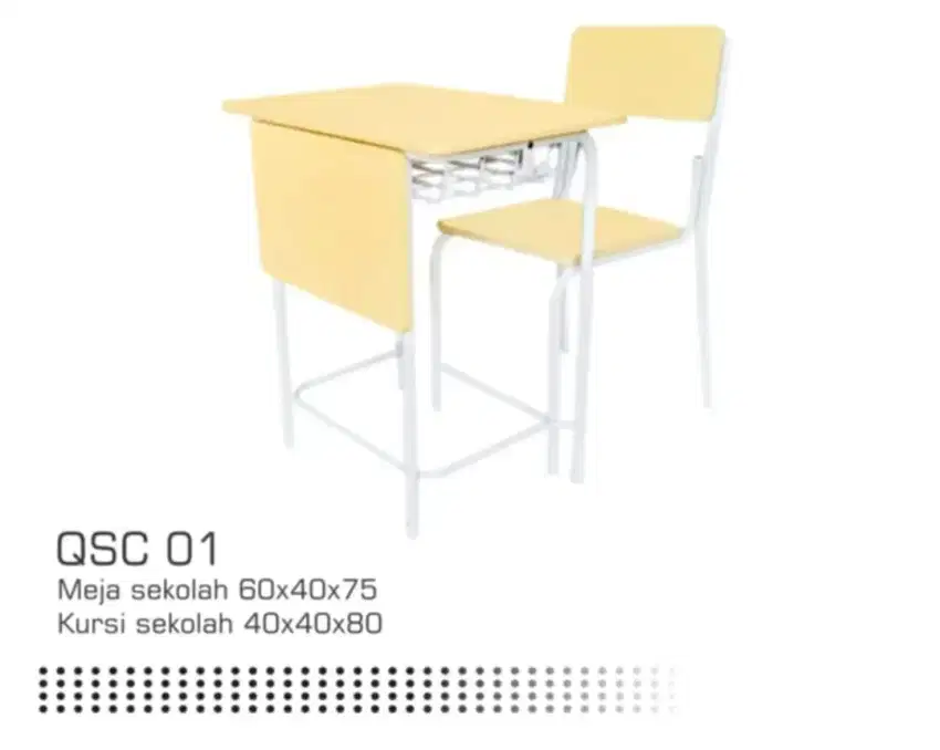 Kursi dan meja sekolah