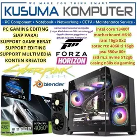 PC Gaming Intel Core i5 13400F RTX 4060 TI AMP 16GB 512GB SSD