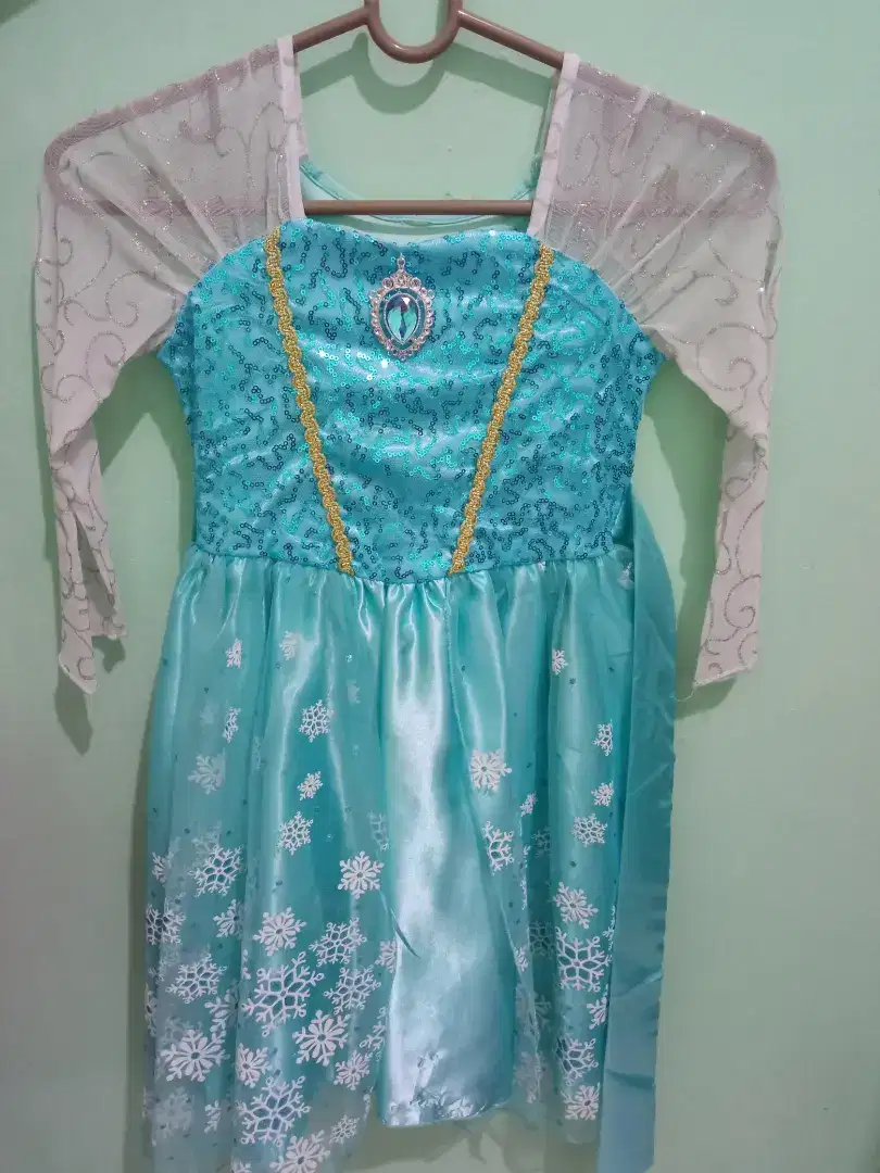 DRESS KARAKTER FROZEN TERMURAH