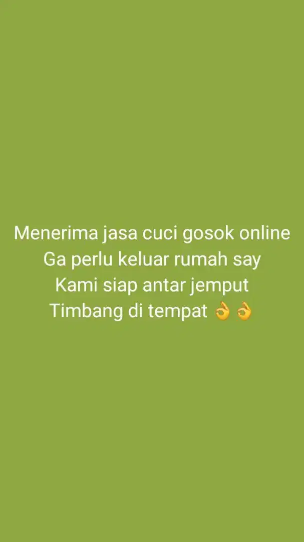 Cuci Gosok online