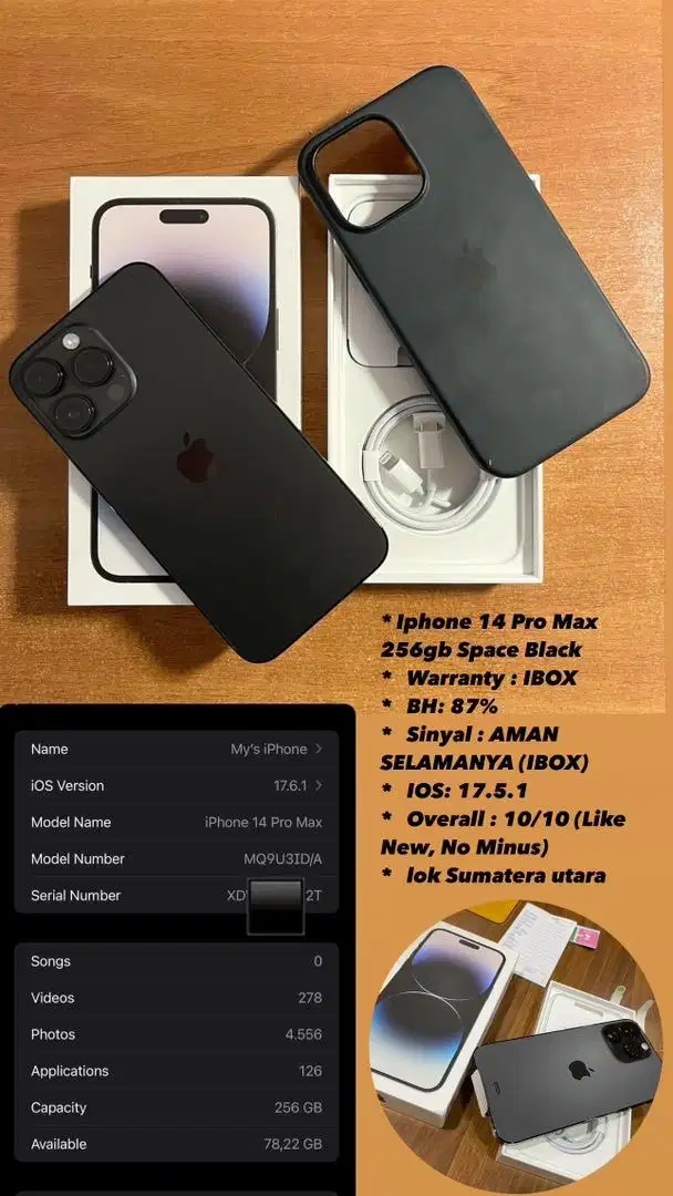 iphone 14 pro max 256 ex ibox