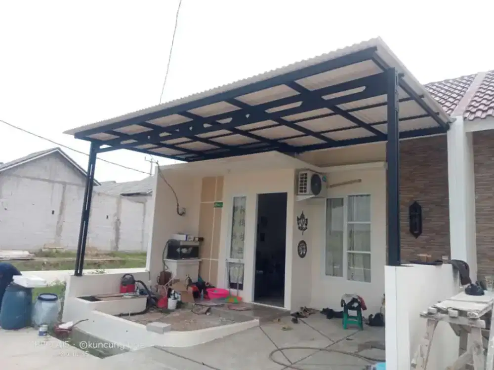 Kanopi alderon singel alinterpasang