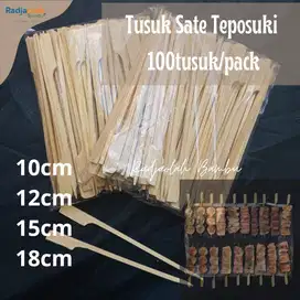 Tusuk Sate Yakitori / Tusuk Sate Dayung - 100tusuk/pack