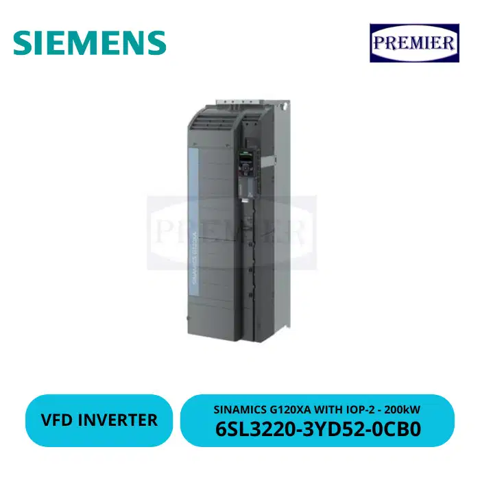 SIEMENS Inverter SINAMICS G120XA WITH IOP-2,6SL3220-3YD52-0CB0, 200kW