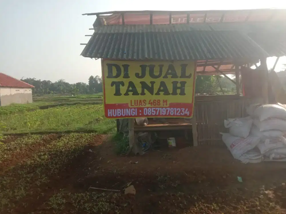 DI JUAL CEPAT TANAH  COCOK BUAT BERKEBUN