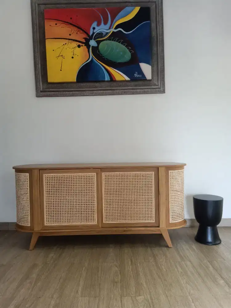 Bufet minimalis jati Clasik bayar cod