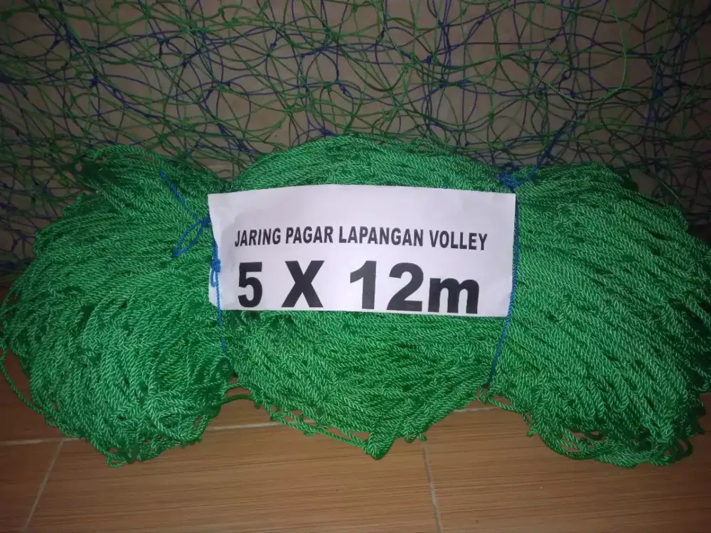 Jaring Lapangan Voli tali 3mm ukuran 12x5