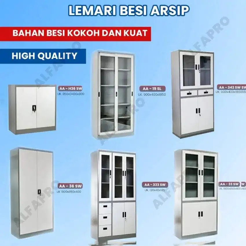 Lemari Arsip Dokumen Kantor Loker Locker Besi Lemari baju Baru Bekas