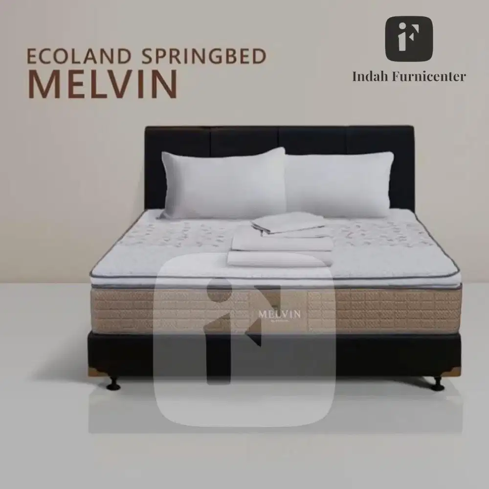 Kasur springbed ecoland melvin pillow top spinno 120x200 matras bed