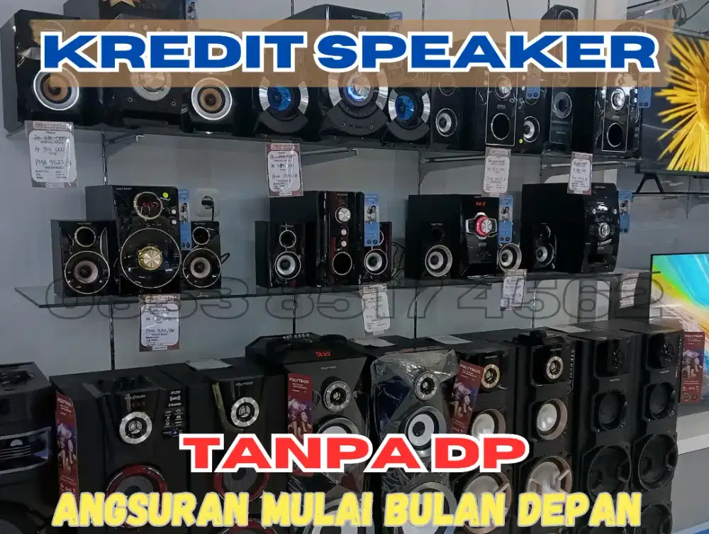 KREDIT SPEAKER || TANPA DP || ANGSURAN MULAI BULAN DEPAN