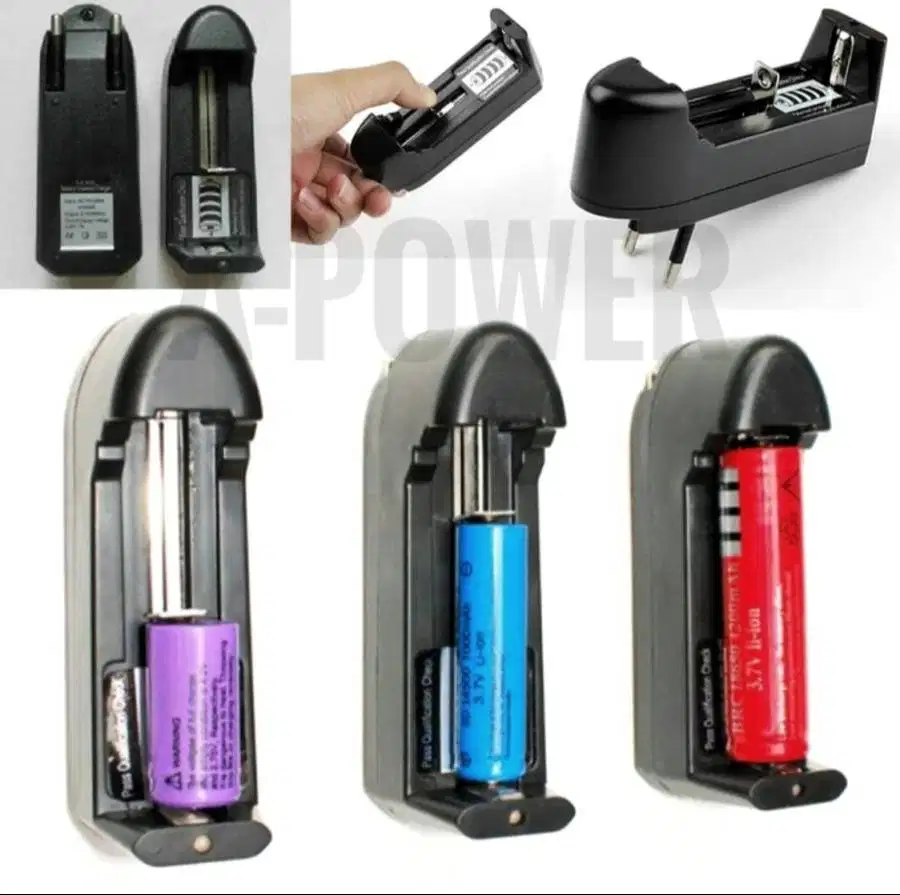 Battery Universal Charger 18650, AA, AAA
