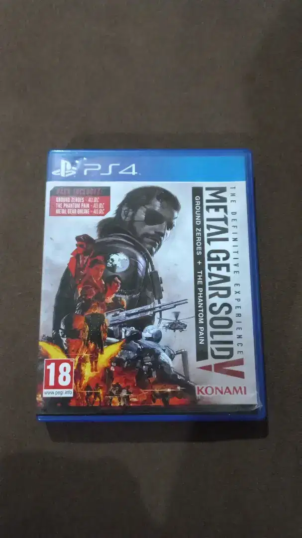 Kaset ps4 metal gear solid v the definitive experience