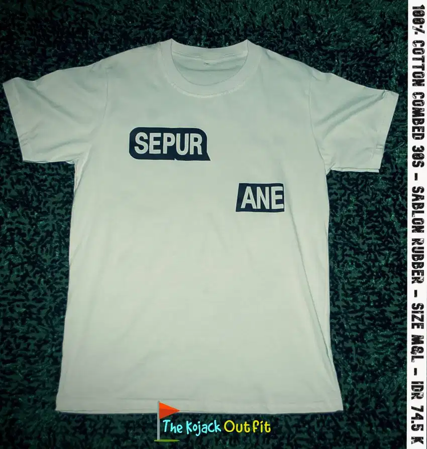 Kaos Sepurane - Warna Putih