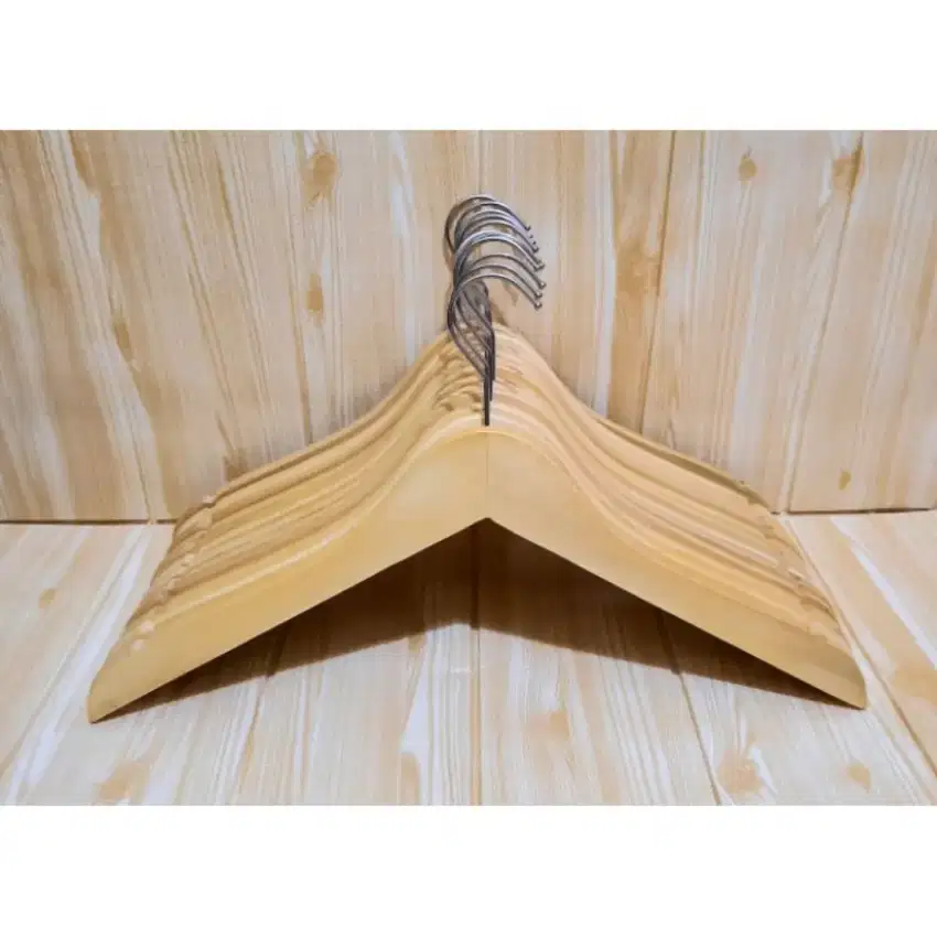 Hanger Kayu Anak Natural