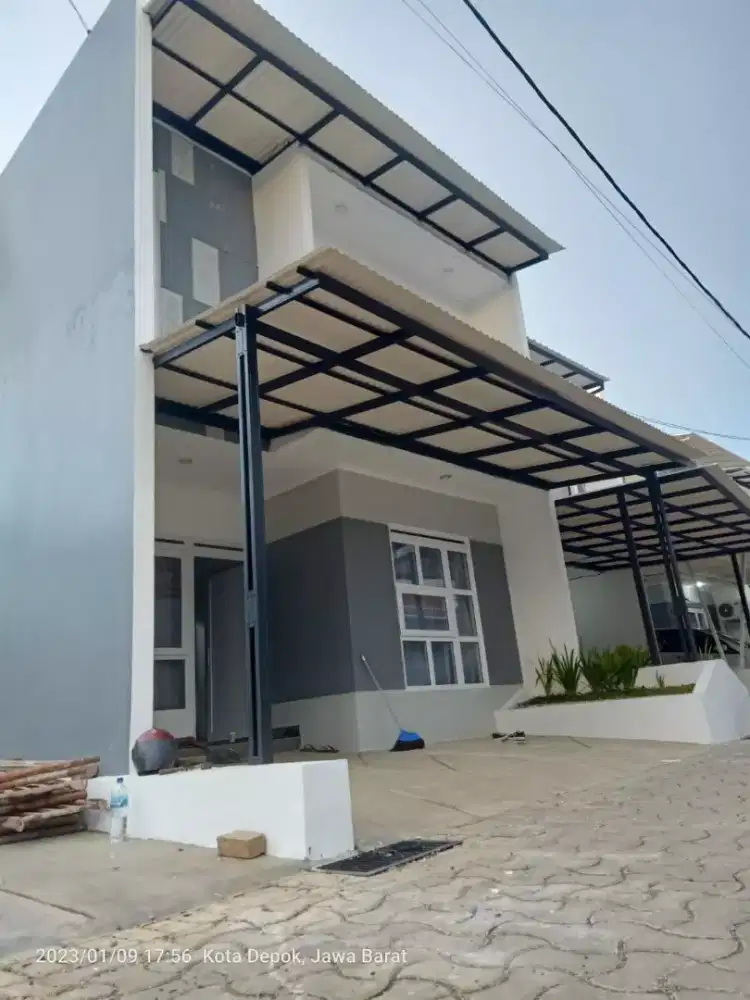 Jasa pasang Kanopi,Canopi,Karport Baja Ringan Atap Alderon Dll