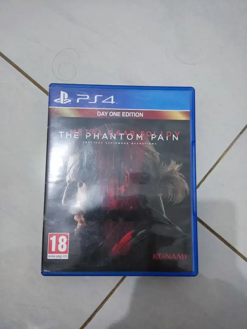 BD Game Ps4 Metal Gear Solid - MGS V Phantom Pain