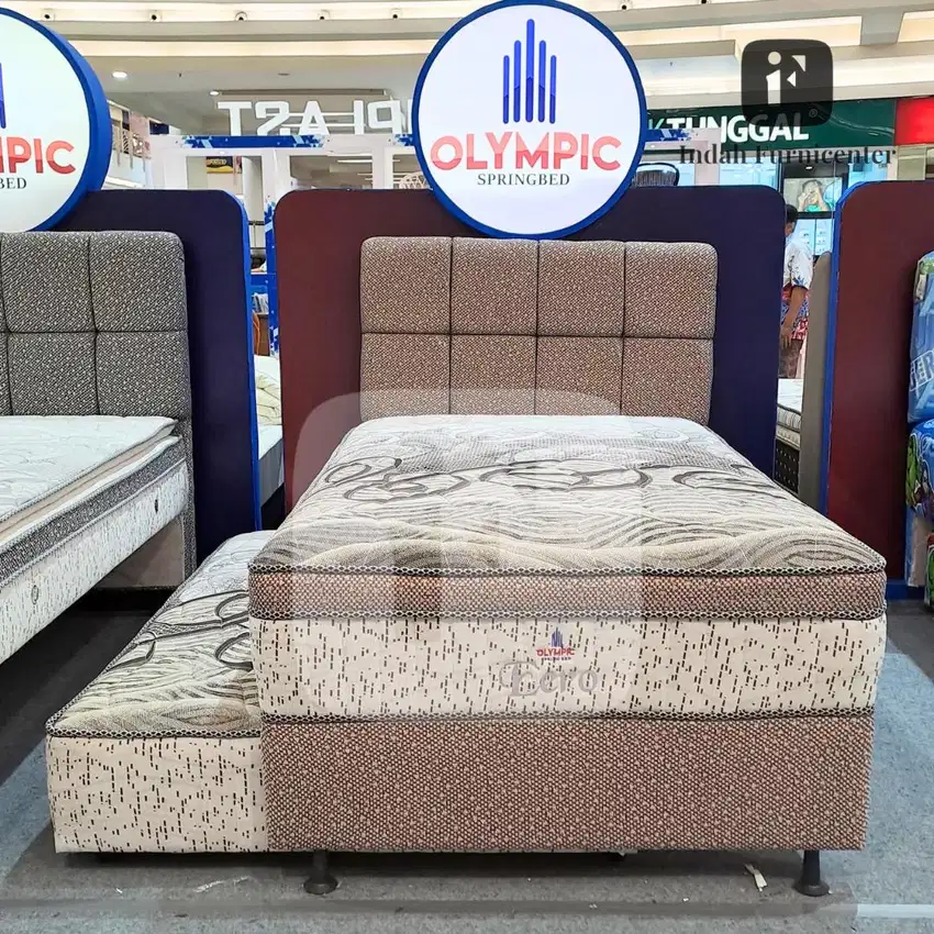 Kasur spring bed olympic sorong 2in1 120x200 eero mewah plustop tumpuk