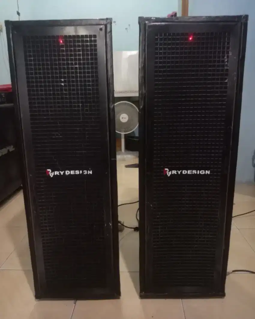 Speaker Active Satelite 9 Way 6,5 Inch x 9 2 Unit