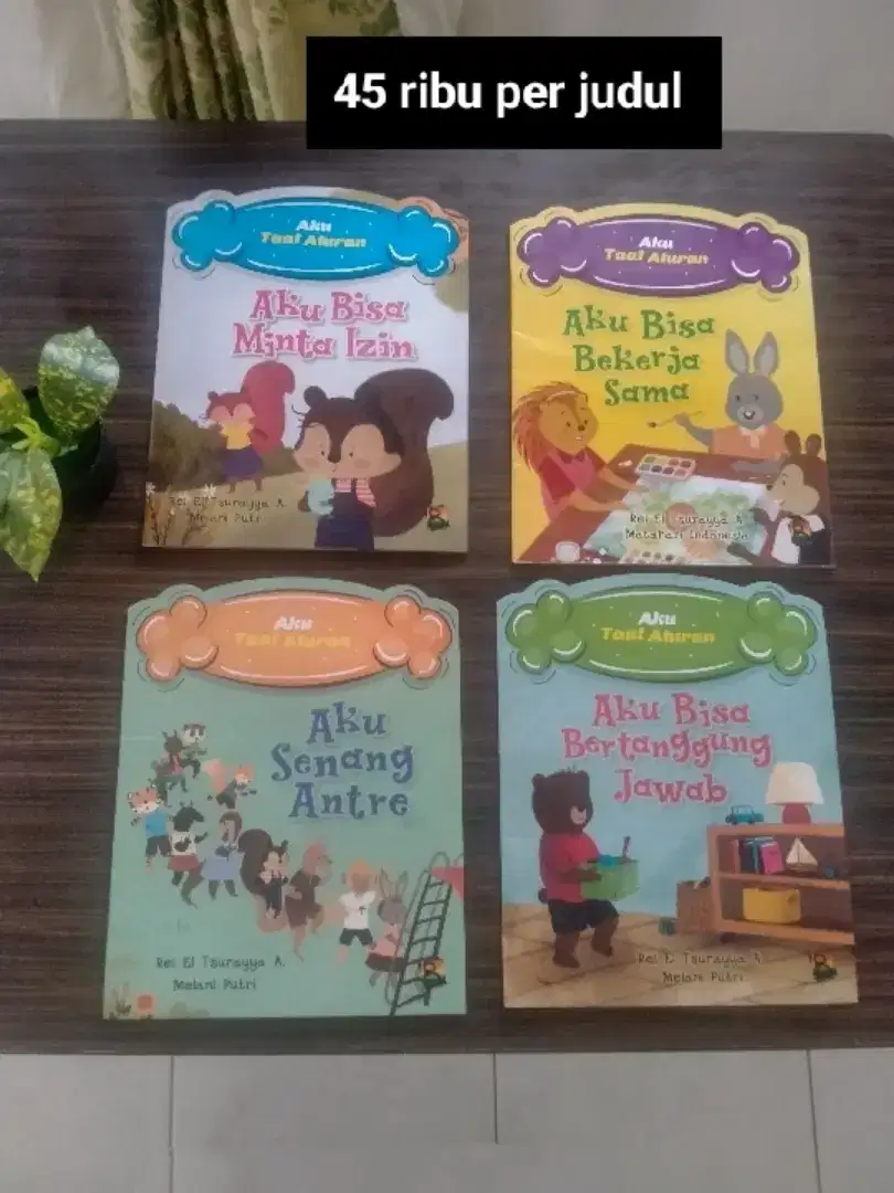 Buku cerita anak seri Aku taat aturan