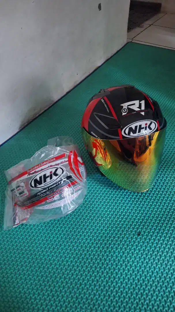 Helm NHK R1 Napoleon size M bonus Visor busa tebal harga 250rb