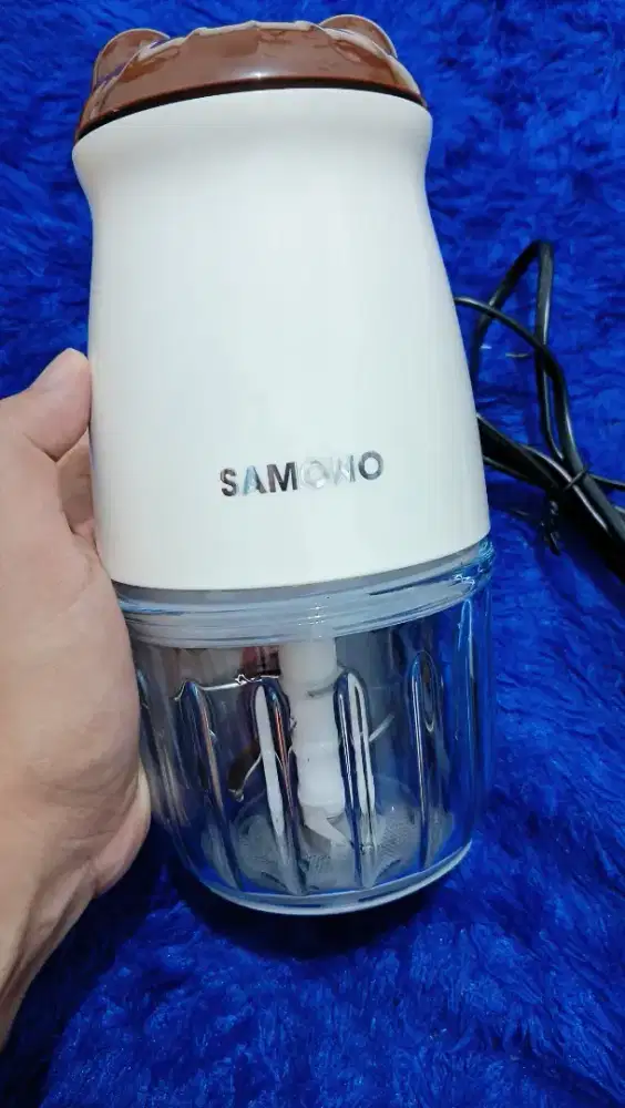 Samono Chopper Mini Blender Stainless Kaca Kapasitas 300ml PRODUK BARU