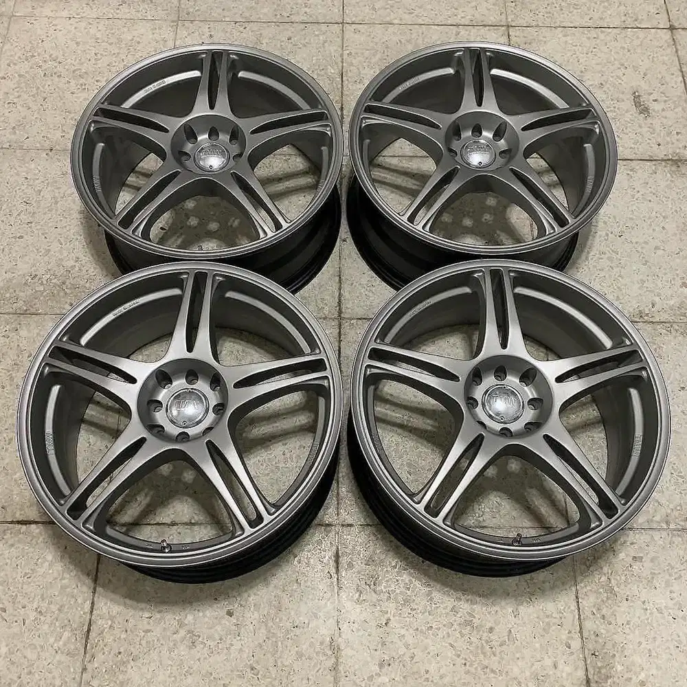 Japan TMW GT-V Ring 18 4x100 4x114 Velg Ori Original Jepang JDM R19