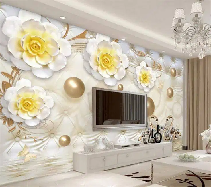 Pesan wallpaper dinding 3d custom toko jual dan pasang gorden murah