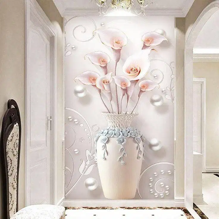 Pesan wallpaper dinding 3d custom toko jual dan pasang gorden murah